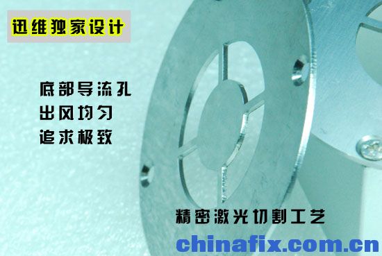 迅维设计底部导流孔