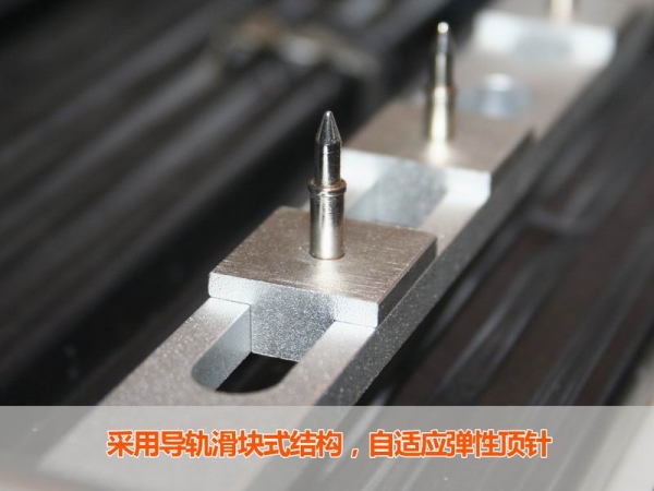 采用导轨滑块式结构