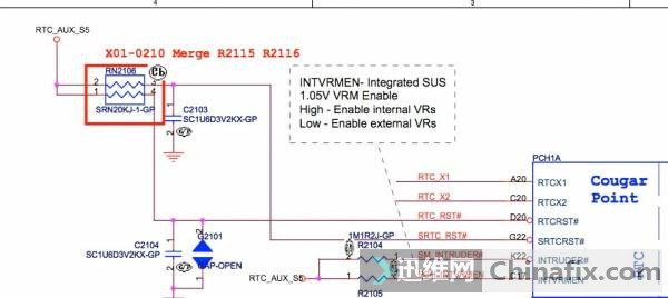 查PCH RTC电路维修