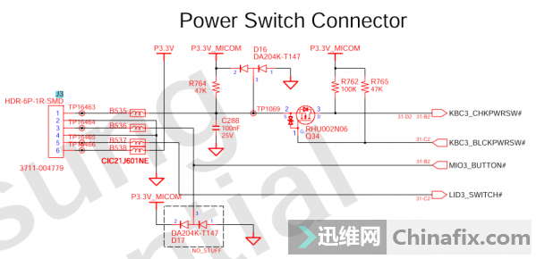 Power Switch Connector