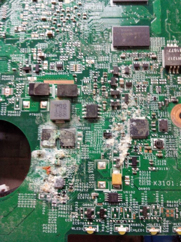 DELL M4040严重进水