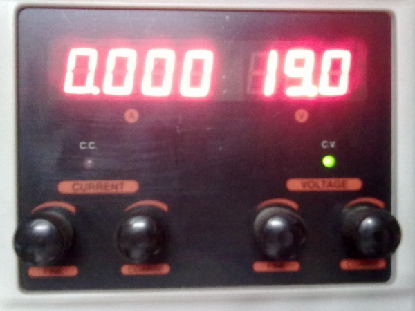 电流显示0.000