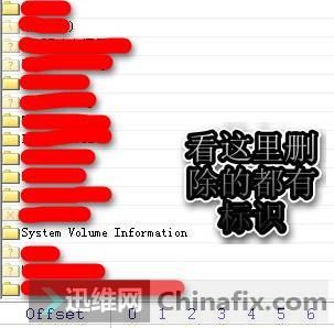   删除的都是标识
