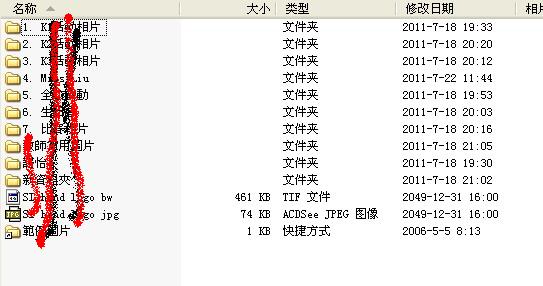 恢复的数据情况截图