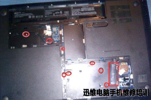 惠普笔记本cq45拆机 图八