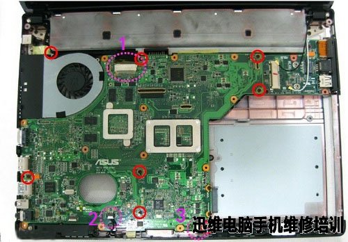 asus华硕N82拆机 图30
