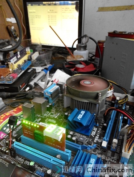 asus华硕P5G41T-M LX V2点不亮 图9