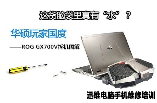 华硕玩家国度rog GX700V拆机 图1