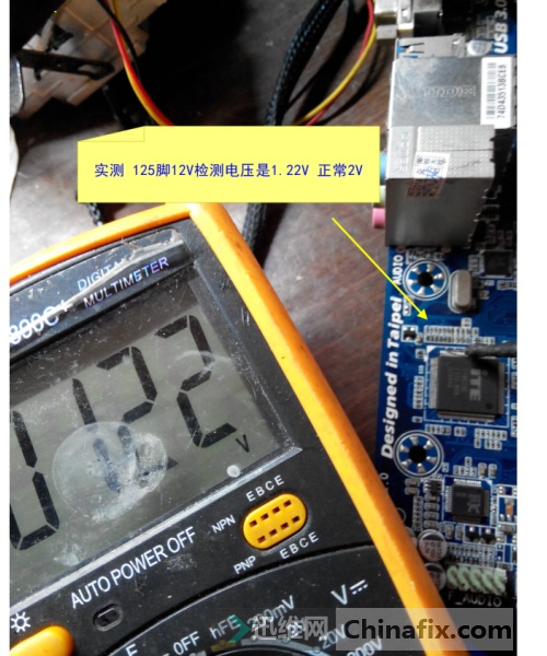 技嘉b75m-d3v不复位、无CPU供电 图14