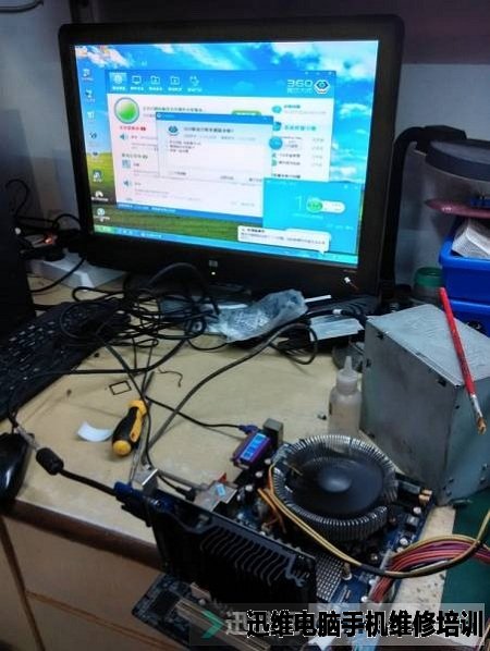 影驰GT610显卡花屏