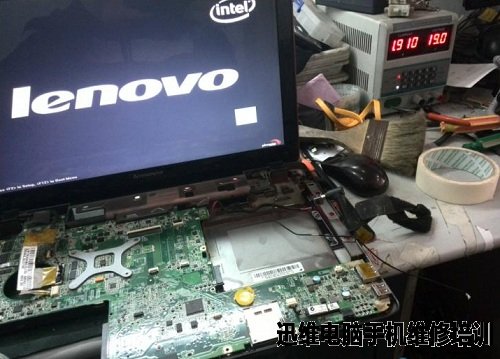 联想Y560不出1.8V显卡电压 改集显维修 图9