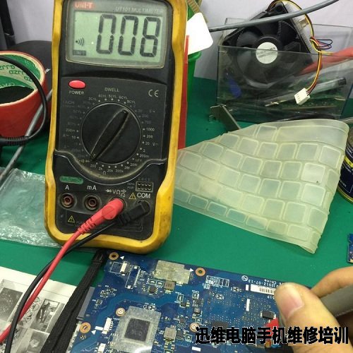 DELL 5525公共点大短故障维修 图4