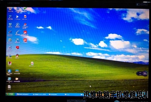 现代飞利浦液晶显示器开机无信号故障维修 图7