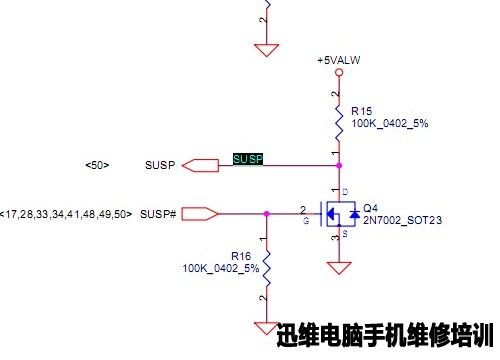 联想E42L开机全板无电压故障维修 图5