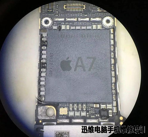 iPhone5s信号突然消失，刷机报错4005维修 图6