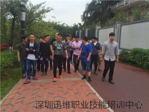 迅维手机维修培训－清明立新湖边一日游