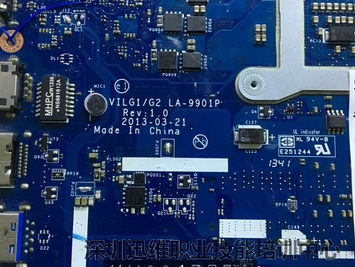 联想主板LA-9901P不触发导致电脑开不开机维修（图1）