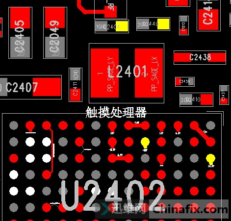 迅维实地面授培训学员-维修小6故障板大短+无触摸的过程和感受