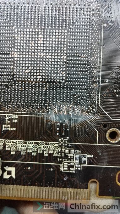 HIS HD6950显卡开机卡代码，电脑显示器不显示维修 图1
