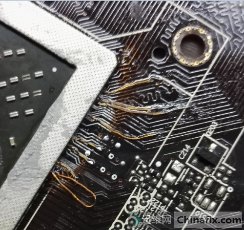 HIS HD6950显卡开机卡代码，电脑显示器不显示维修 图5