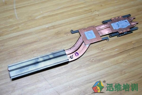 散热铜管特写