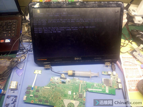 DELL M5010笔记本独显改集显维修
