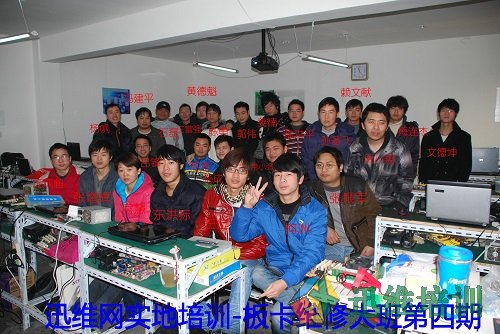 迅维培训--2010年优秀学员合影展示