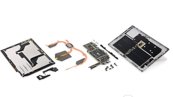 微软Surface Pro 6拆解