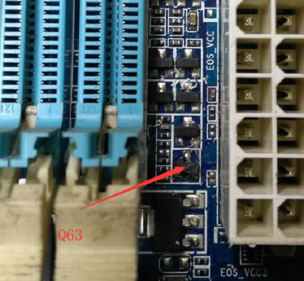 技嘉GA-H61M-S1主板不触发故障维修