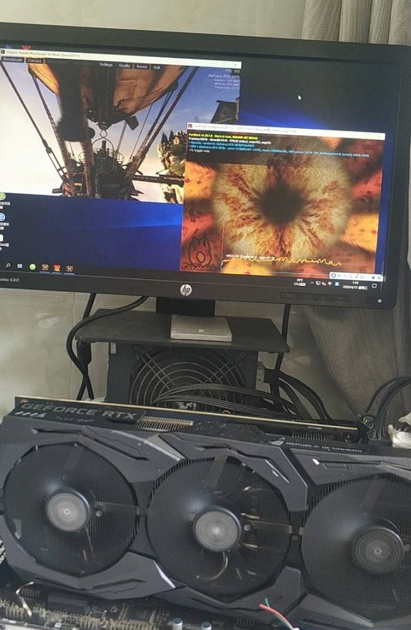 华硕猛禽ROG RTX 2070显卡开机不显示维修 图5