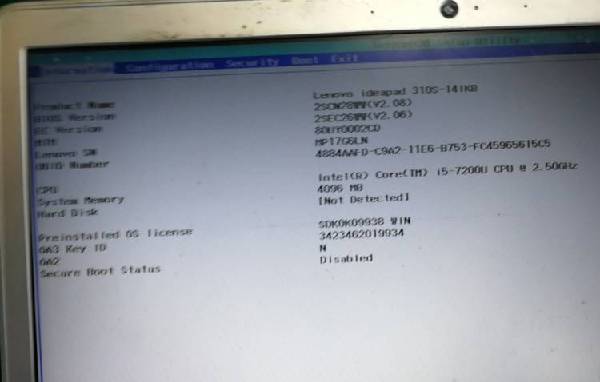 联想310S-14IKB笔记本摔后开机不显示维修 图11