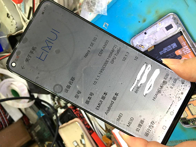华为nova 7se 5G款手机严重进水不开机维修 图12