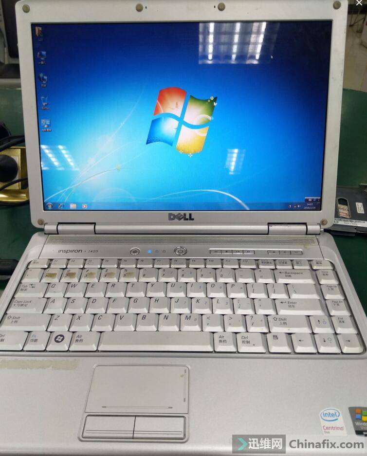迅维远程学员分享：DELL 1420笔记本主板开机掉电小修 图9