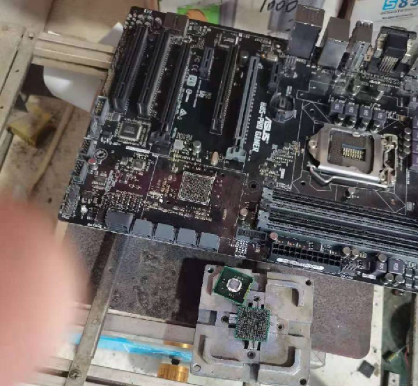 迅维培训学员分享：咸鱼收华硕B85-PRO GAMER主板不认硬盘维修 图3